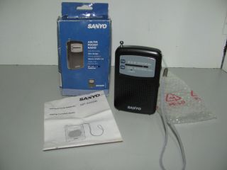 Sanyo Rp - 5200b Am/fm Pocket Radio As Fully &