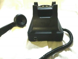 Crosley Phone Model 302 Vintage Rotary Look Style Classic Desk Phone Black 3