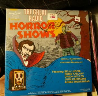Bela Lugosi Boris Karloff The Great Radio Horror Shows Vinyl Box Set