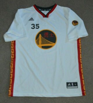 Kevin Durant Golden State Warriors Chinese Year Adidas Jersey Youth Xl