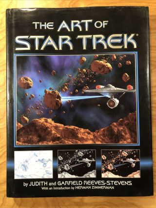 The Art Of Star Trek Hc Wdj Coffee Table Scifi Book Design & Concept Drawings Ln