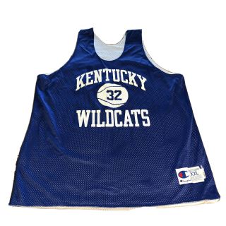 Vintage Champion Kentucky Wildcats 32 Reversible Basketball Jersey Xxl Xl Usa
