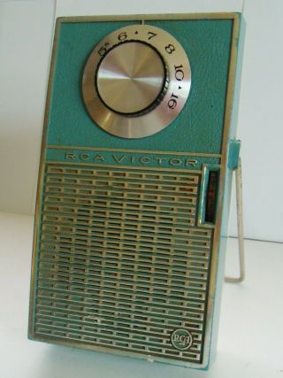 Vintage Rca Victor Portable Transistor Radio,  1950 