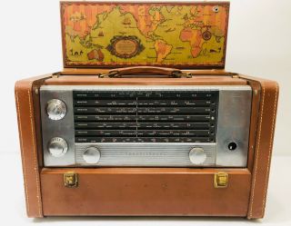 Vintage Rca Victor Shortwave Radio Superheterodyne Model 3 - Bx - 671 - For Repair -
