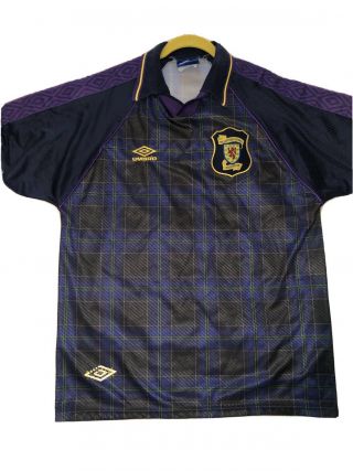 Vintage Umbro Scotland Home 1994 - 96 Scottish Jersey Shirt Sze Xl