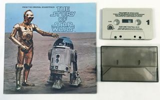 Vintage 1977 The Story Of Star Wars Audio Cassette And Book
