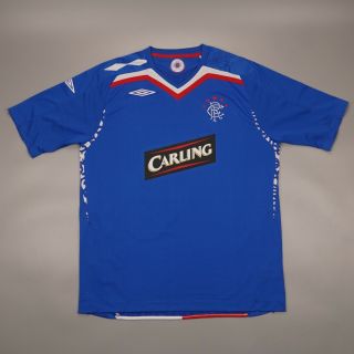 Rangers Glasgow 2007 2008 Home Football Soccer Shirt Jersey Camiseta Kit Umbro