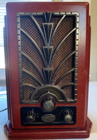 Vintage “ Sprit Of St.  Louis” Art Deco Fm Am Cassette Radio