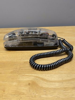 Vtg Lenoxx Sound Clear Transparent Phone Telephone Ph - 1400 Land Line
