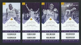 2016 Nba Los Angeles Lakers Nba Finals Full Tickets - 4 Home Games - Kobe Bryant
