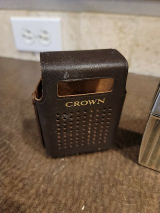 Vintage Crown Model TR 680 Transistor Radio (Only) 2