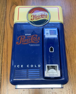 Vintage Pepsi Cola Telephone Soda Vending Machine 1980s Push Button Corded Phone
