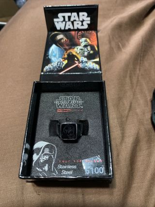 Kohl’s Exclusive Kylo Ren Ring Size 10 Star Wars Jewelry Stainless Steel Disney