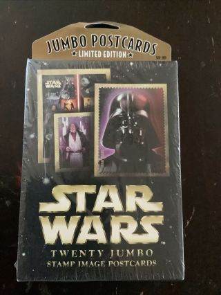 20 Star Wars Jumbo Post Cards Stamp Image
