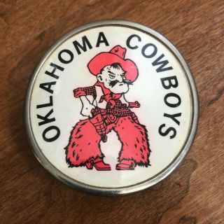 Oklahoma State Cowboys Mascot Logo Vintage Old Belt Buckle Ncaa