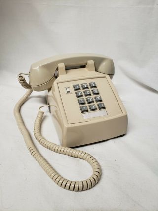 Vintage Gte Phone,  Touch Tone Push Button Desk Phone Rj11c - E100493