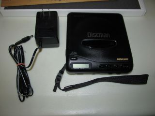 Vintage Sony D - 11 Discman Cd Compact Disc Player Mega Bass W/ Power Adapter