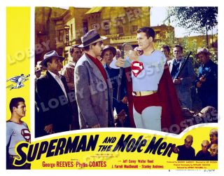 Superman And The Mole Men Lobby Scene Card 6 Poster 1951 George Reeves