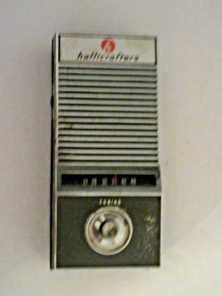 Vintage Hallicrafter Portable Radio Model Crx - 100