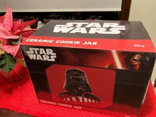 Star Wars Darth Vader Ceramic Cookie Jar - Disney - Collectible -