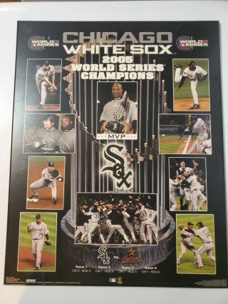 Chicago White Sox 2005 World Series Champions Photo Plaque 16 " X 20 "