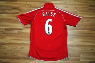 Liverpool England 2006/2007/2008 Home Football Shirt Jersey Adidas 6 Riise Small