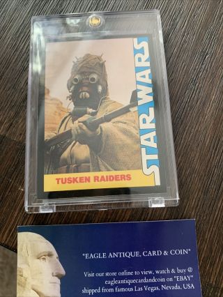 1977 Star Wars Wonder Bread 11 Tusken Raiders W Pro Mold Eagle Antique,  C & C