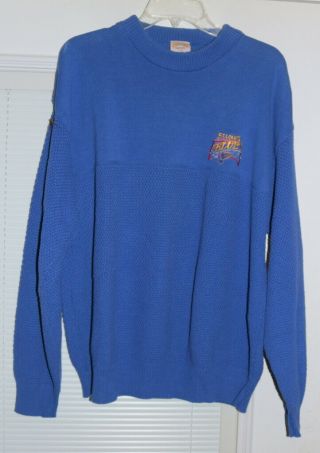 Vintage Sportsprint St Louis Blues Size Xl Sweater Nhl Hockey Long Sleeve