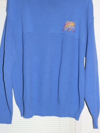 Vintage Sportsprint St Louis Blues Size XL Sweater NHL Hockey Long Sleeve 3