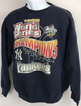 York Yankees Mlb 1998 World Series Champions Men’s Xl Sweatshirt