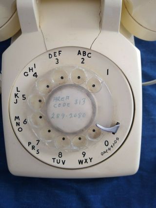 Vintage Western Electric Bell System c/? 500 Rotary Desk Telephone Good 2