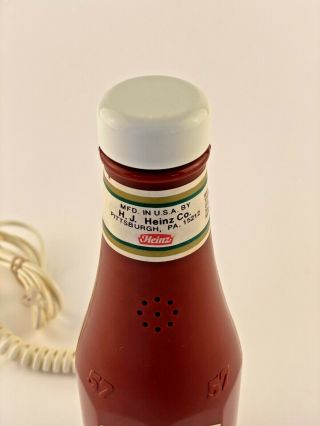 Vintage Collectible Heinz Tomato Ketchup Bottle Telephone 2