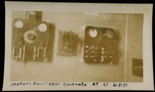 1924 Rare Ham Radio Real Photo Motor Generator Controls - U6dd