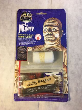 1991 Universal Monsters The Mummy Halloween Make Up Kit Vintage Collectible