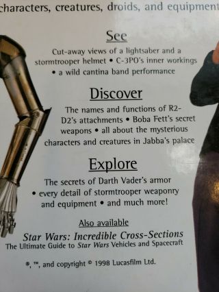 STAR WARS THE VISUAL DICTIONARY - ULTIMATE GUIDE TO CHARACTERS & CREATURES - DK PUB 3