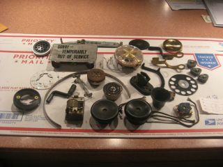 Miscellaneous Vintage Antique And Contemporary Telephone Parts