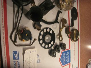 Miscellaneous Vintage Antique and contemporary telephone parts 3