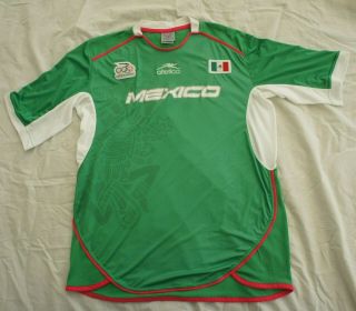 Atletica Mexico Comite Olimpico Olympic Soccer Jersey MNT 2004 Unitalla L Large 2
