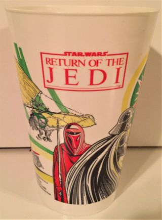 Star Wars 1983 Coca Cola Movie Theater Exclusive Return of the Jedi Cup 16 oz 2