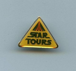 1986 Disney Disneyland Opening Star Wars Tours Emblem Logo Mini Pin