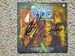 Dr Who Cd The Sandman Signed By Colin Baker And Maggie Stables Out Of Print