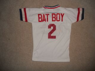 Vintage St Louis Cardinals Baseball Jersey Rawlings Old School 80s Bat Boy Youth