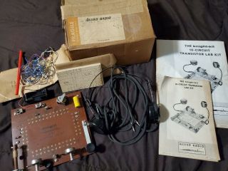 1957 Allied Radio Knight - Kit 10 - Circuit Transistor Lab Kit - Box