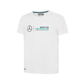 Mercedes Benz Amg Petronas Formula One Racing Team Car Auto White T - Shirt Sz.  Xxl