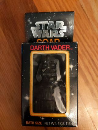 Vintage 1981 Star Wars Bar Of Soap Darth Vader