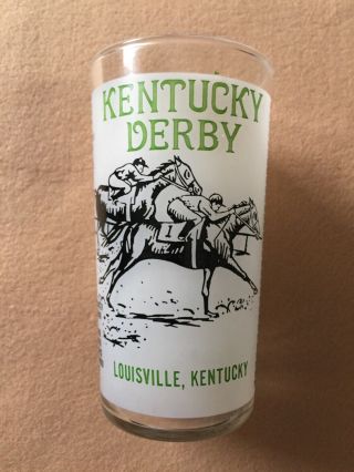 1973 Kentucky Derby Rare Bar Glass Secretariat Wins Glass