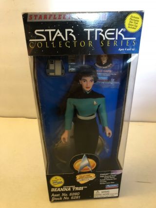 Star Trek Starfleet Edition Deanna Troi Figure Collectors Series 1990’s Moc