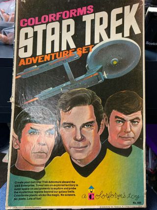 Colorforms Star Trek Adventure Set 1975 Paramount Pictures Corp