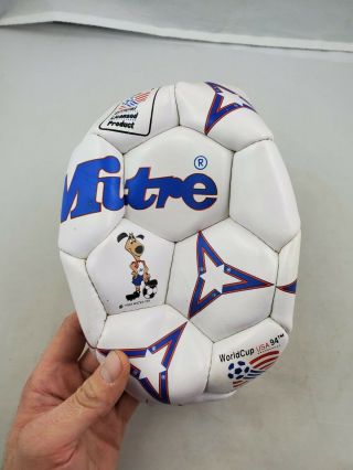 Vintage Mitre World Cup Usa 1994 Soccer Ball Made In India