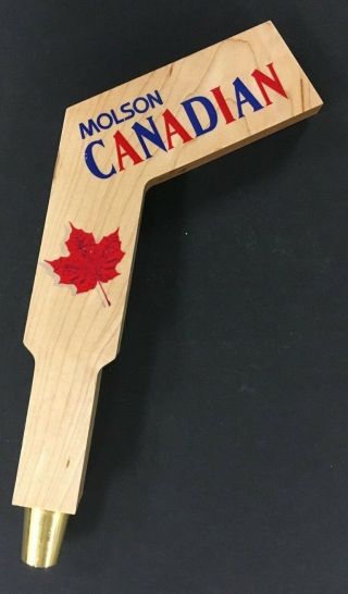 Molson Canadian Hockey Stick Beer Tap Handle Draft Nhl Vintage Nhl